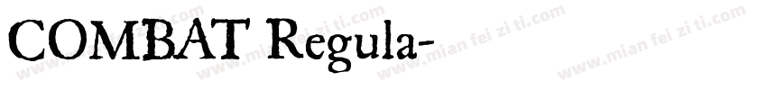 COMBAT Regula字体转换